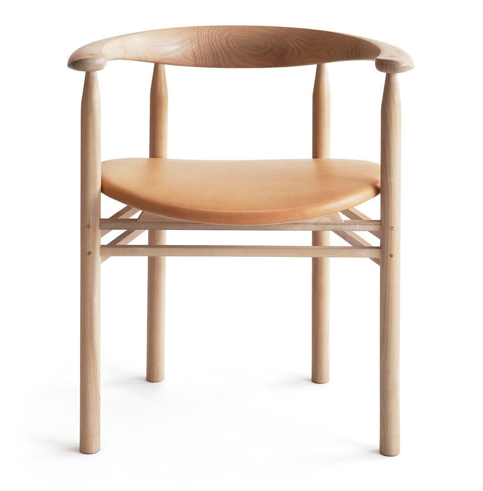 Linea RMT6 chair | ash + nude leather