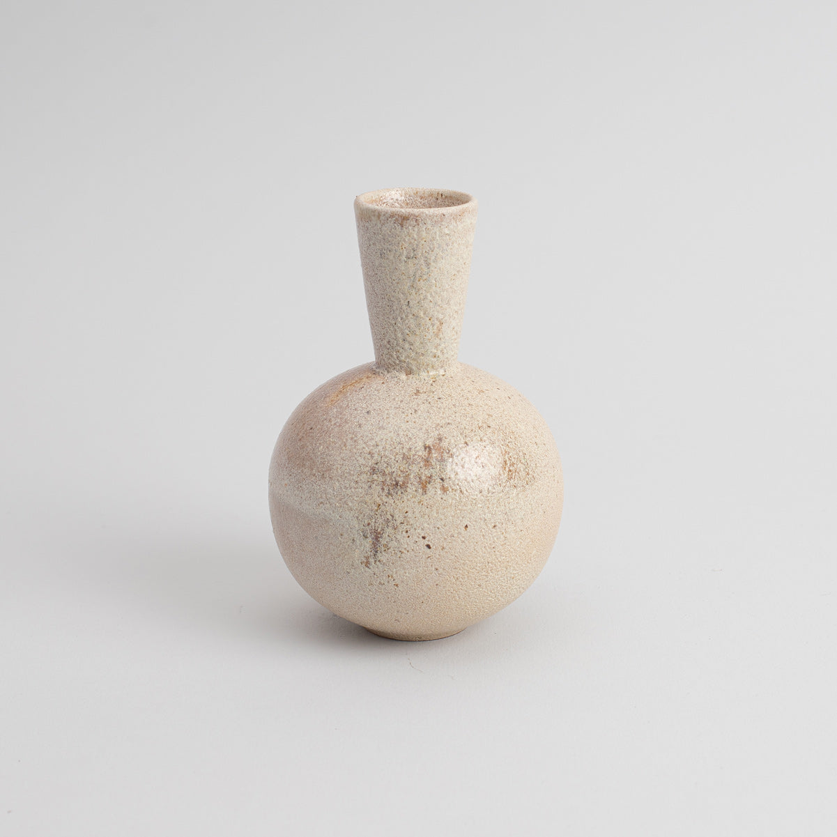 WOODFIRED CREAM SPECKLED VASE
